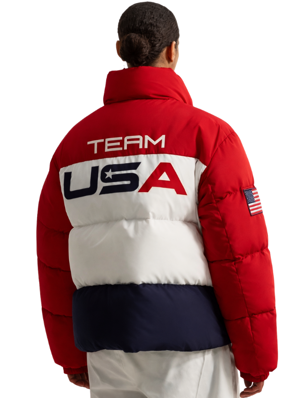 Team USA 2026 Opening Ceremony Puffer Jacket Red