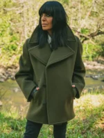 The-Celebrity-Traitors-Claudia-Winkleman-Green-Coat