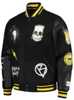 The-Simpsons-Black-Varsity-Jacket