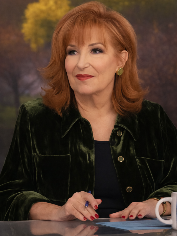 The View 2025 Joy Behar Green Velvet Jacket