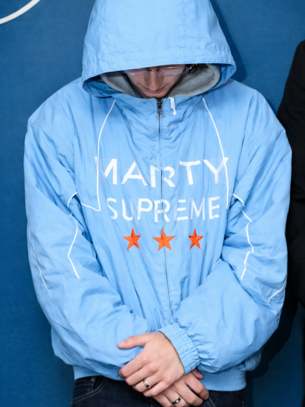 Timothee-Chalamet-2025-Blue-Marty-Supreme-Hoodie-Jacket-Tonight-Show