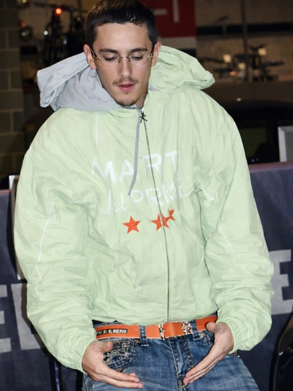 Timothee Chalamet Green Jacket