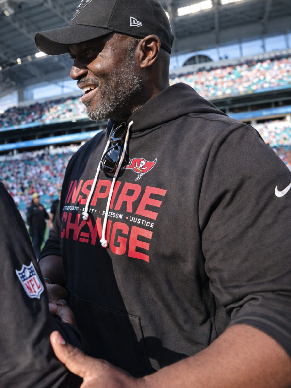 Todd Bowles Tampa Bay Buccaneers 2025 Inspire Change Black Hoodie
