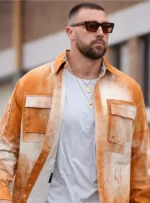 Travis Kelce Chiefs 2025 Orange Jacket