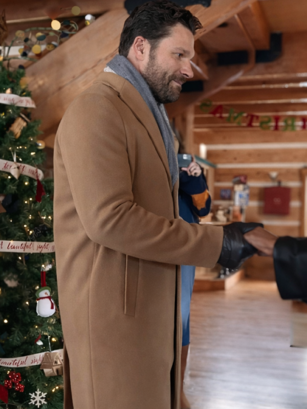 Tyler Perrys Finding Joy Colton Aaron OConnell Beige Coat