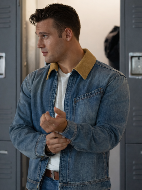 9-1-1-S09 Ryan Guzman Denim Jacket