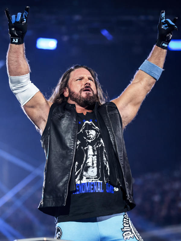 Allen Neal Jones Royal Rumble 026 Black Leather Vest