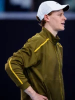 Australian Open 2026 Jannik Sinner Green Track Jacket