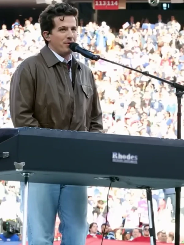 Bowl LX Charlie Puth Brown Leather Jacket