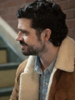 Brilliant Minds S02 Micah Joe Parker Brown Jacket