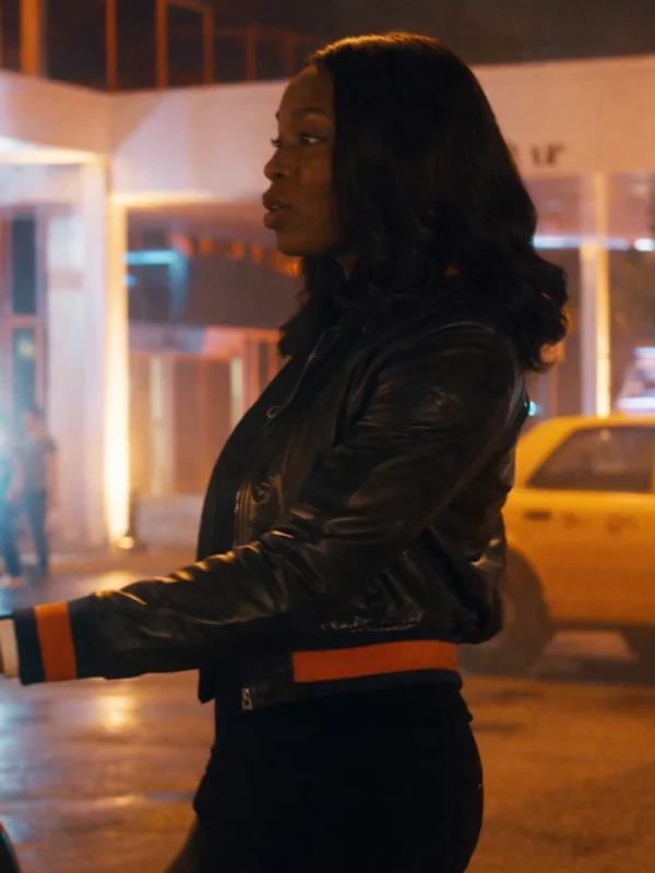 Brilliant Minds S02 Tamberla Perry Black Jacket