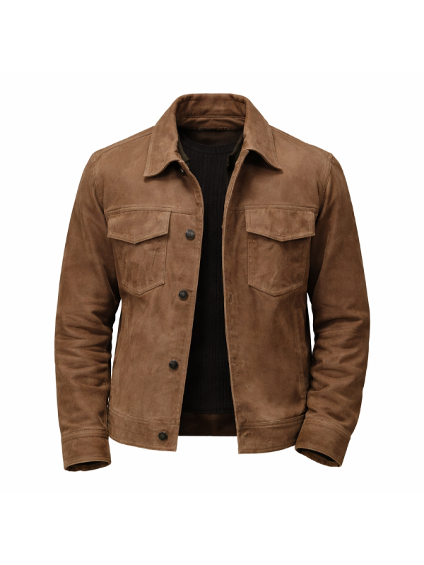 Chicago-Fire-S14-Darren-Barnet-Dr-John-Frost-Brown-Jacket