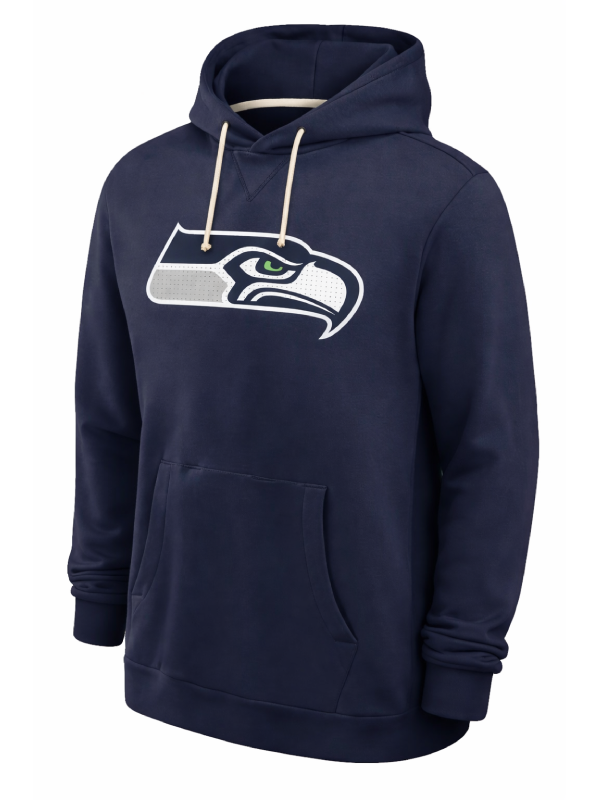 Cooper Kupp Seahawks Super Bowl LX Sideline Hoodie Navy Blue