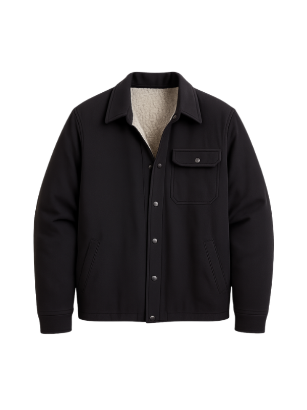 Dan-Morgan-The-Family-Plan-2-Mark-Wahlberg-Black-Wool-Jacket