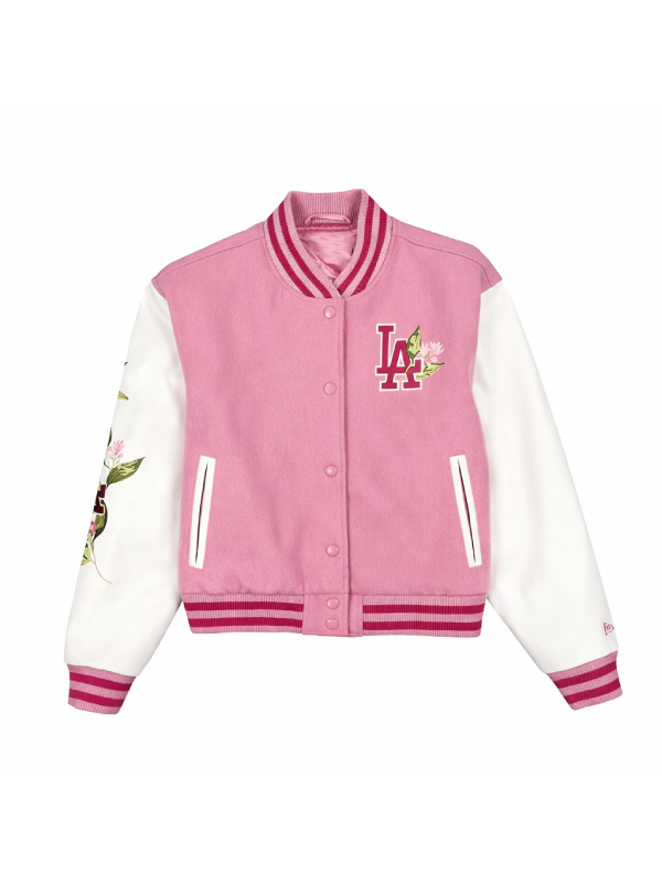 Dodgers Floral Pink Jacket