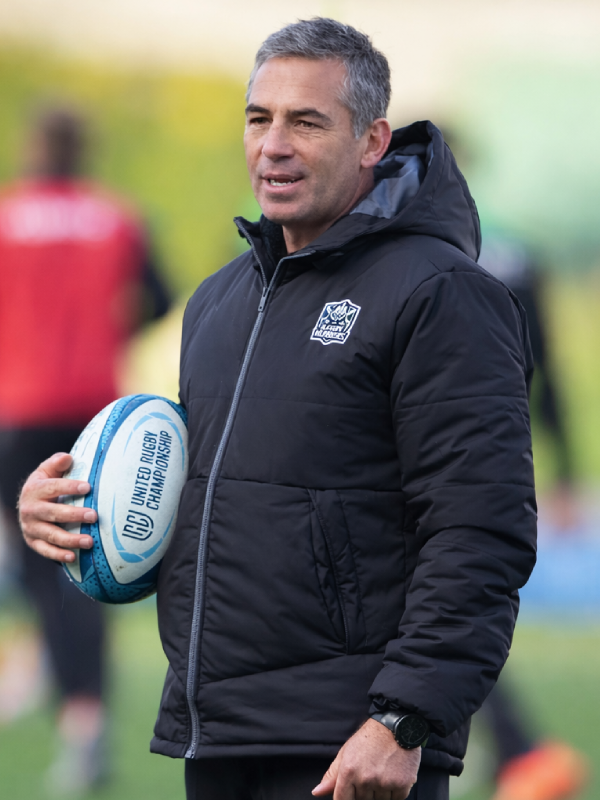 Head Coach Franco Smith Black Puffer Jacket