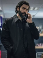Hijack S02 Dejan Bucin Black Leather Coat