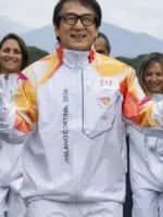 Jackie Chan 2026 Winter Olympics Flame Jacket