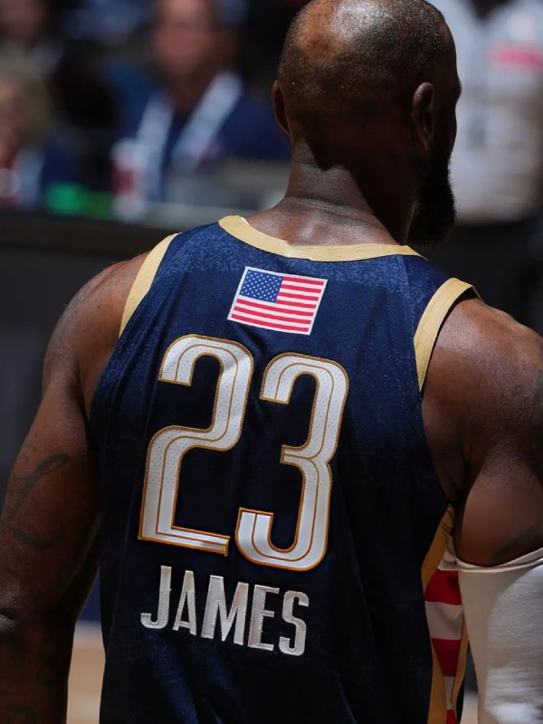 LeBron James USA All Stars Blue Sleeveless Jersey