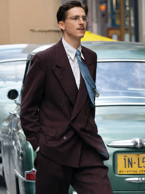 Marty-Mauser-Movie-Marty-Supreme-2025-Timothee-Chalamet-Brown-Suit