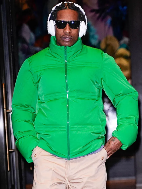 NYC-ASAP-Green-Puffer-Jacket