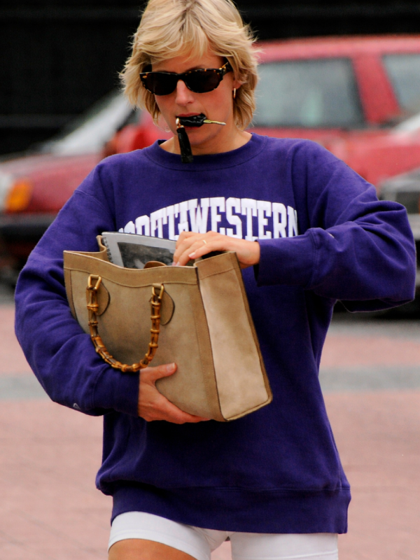 Princess Diana Northwestern Purple Sweatshirt