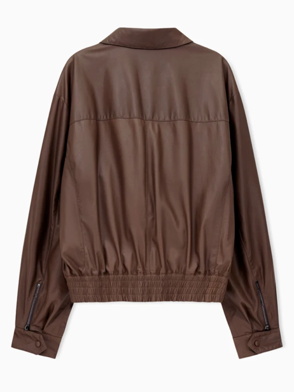 Super Bowl LX Charlie Brown Leather Jacket