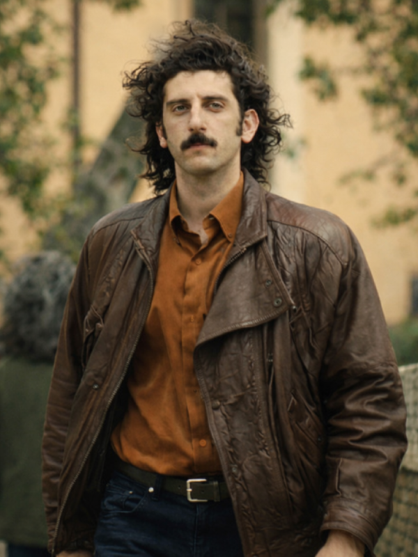 The-Big-Fake-Pietro-Castellitto-Brown-Jacket