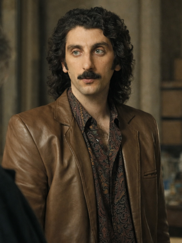 The-Big-Pietro-Castellitto-Toni-Brown-Leather-Blazer