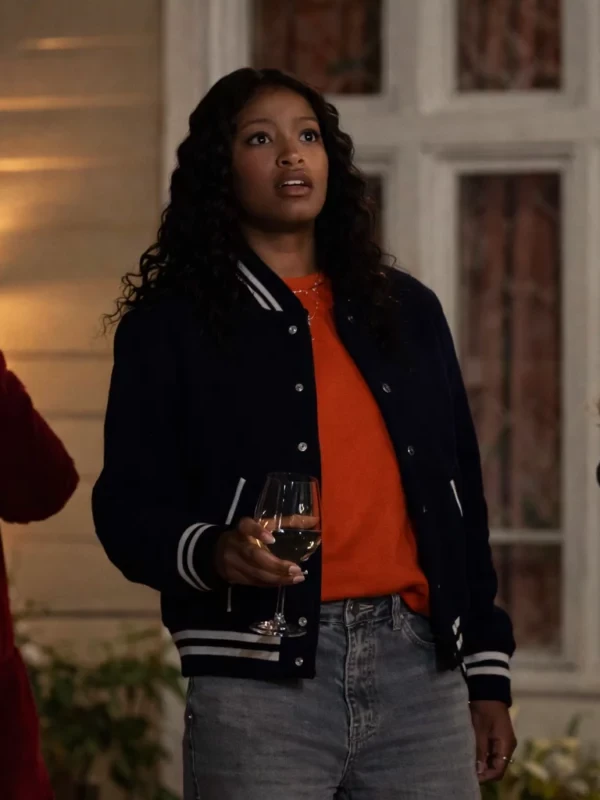 The Burbs Keke Palmer Blue Jacket
