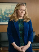 The Lincoln Lawyer S04 Becki Newton Blue Velvet Blazer