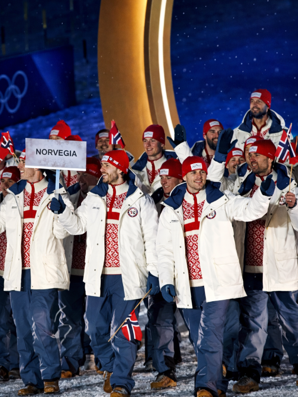 Winter Olympics 2026 Opening Ceremony Team Norway Off White Jacket
