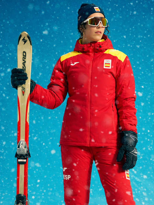 Winter Olympics 2026 Opening Ceremony Team Spain Red Jacket
