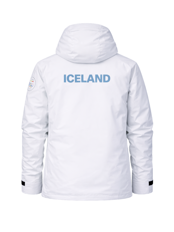 Winter Olympics 2026 Team Iceland White Jacket