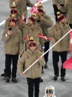 Winter Olympics Beige Jacket