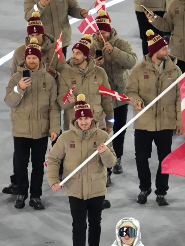 Winter Olympics Beige Jacket
