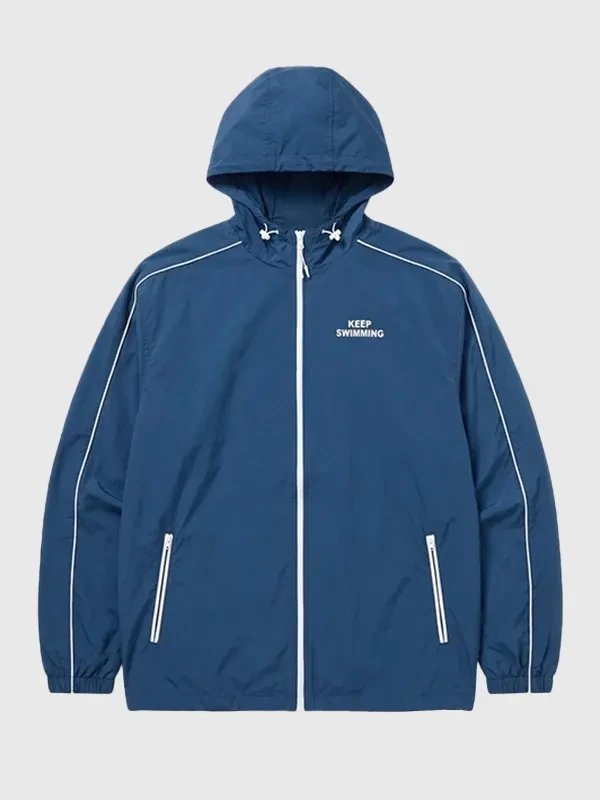 BTS Keep Swimming Jacket in Blue by Musinsa