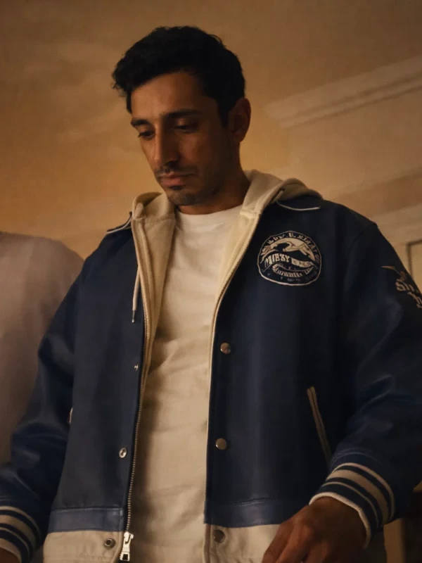 Bait S01 Shah Latif Blue Leather Jacket