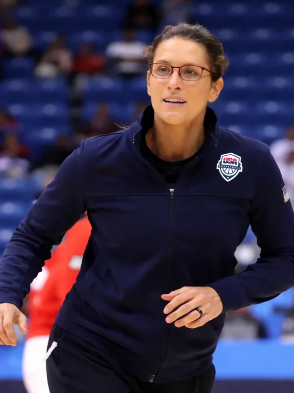 Basketball World Cup 2026 Stephanie White Blue Jacket