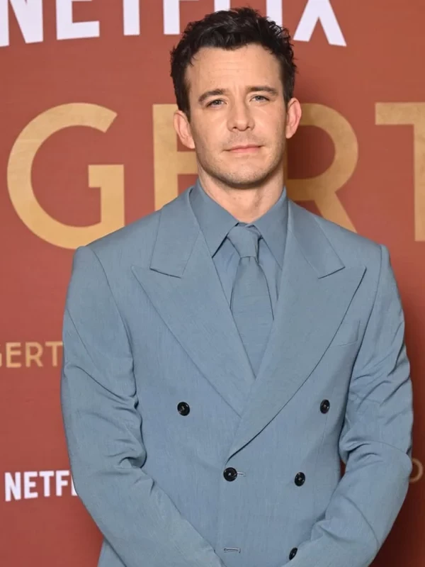 Bridgerton S04 Luke Thompson Blue Blazer