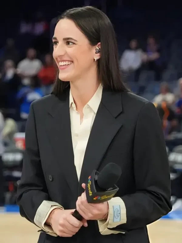 Caitlin Clark New York Knicks v Oklahoma City Thunder Blazer