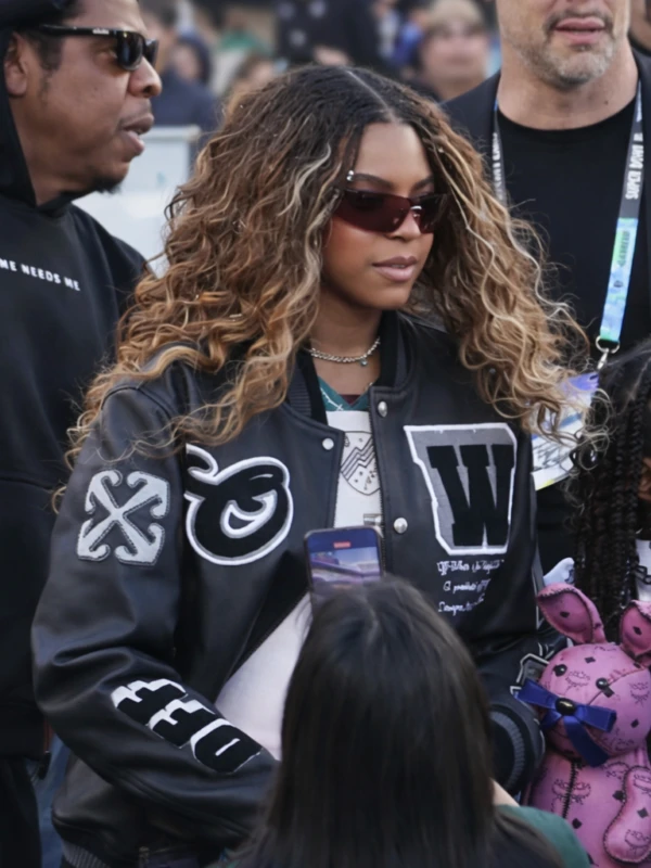 Carter Black Varsity Leather Jacket