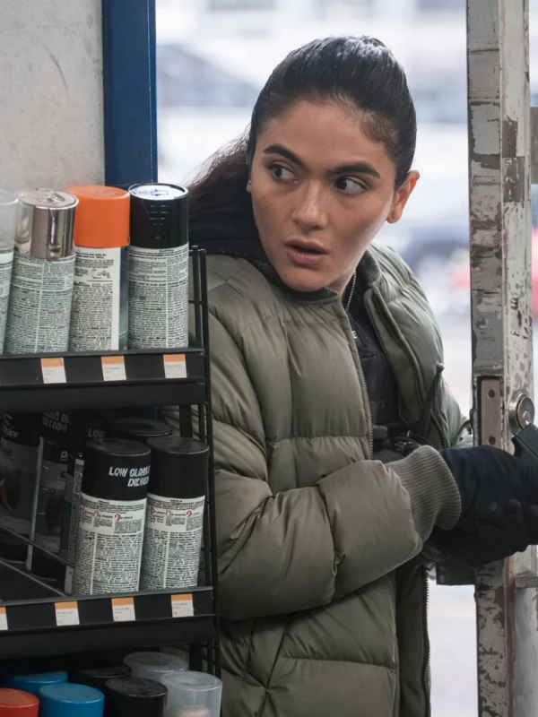 Chicago PD S13 Arienne Mandi Green Jacket