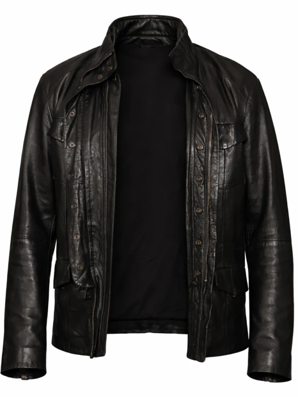 Dark Winds S04 Premiere Titus Welliver Dominic McNair Leather Jacket