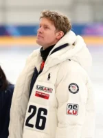 Evan Bates Olympics Ralph Lauren Team USA Flagbearer Jacket