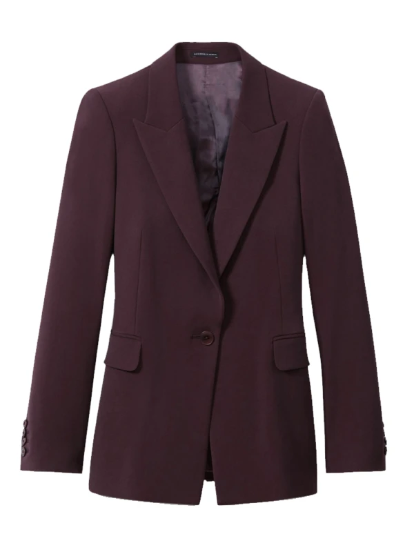 FBI S08 Alana De La Garza Isobel Castille Maroon Blazer