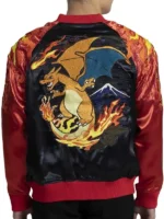 Flame Dragon Charizard Anime Souvenir Bomber Jacket
