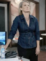 General Hospital S63 Cynthia Watros Blue Denim Jacket