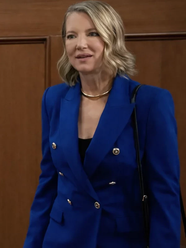 General Hospital S63 Nina Reeves Blue Blazer