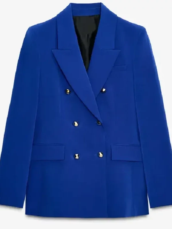 General Hospital S63 Nina Reeves Cynthia Watros Blue Blazer